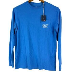 Vineyard Vines NWT Girls' Whale Happy Hanukkah Long Sleeve Tee Size Large (16)